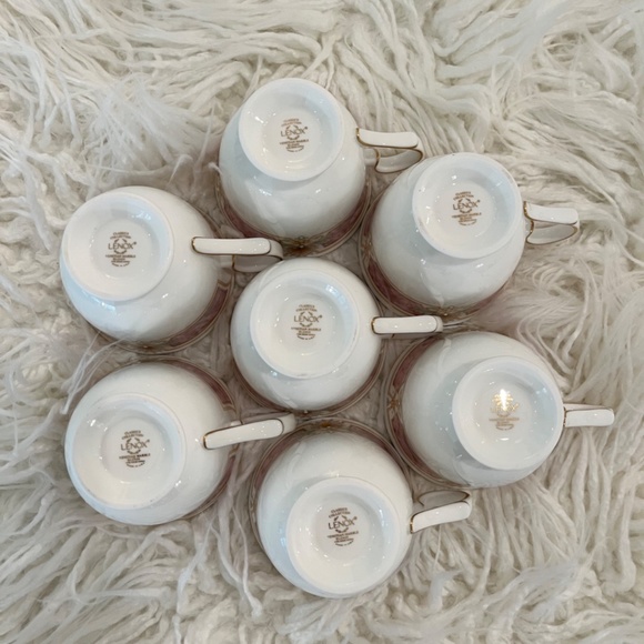 Lenox "7 Venetian Marble footed cups" - Picture 3 of 6